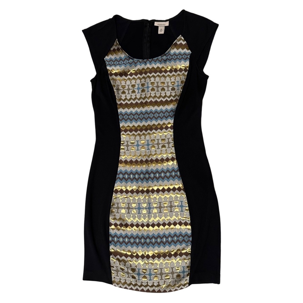 NWOT Ambar by Target Black and Gold Dress